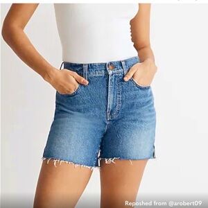 Madewell Blue Jean Shorts
